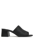 Klapki i japonki damskie - Calvin Klein Klapki Heel Slide 50 - Jacq HW0HW02387 Czarny - miniaturka - grafika 1