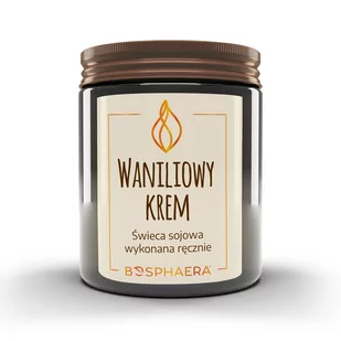 Bosphaera Bosphaera Sojowa Świeca Zapachowa Waniliowy Krem 73D5-7965D - Świece - miniaturka - grafika 1