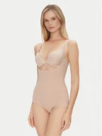 Bielizna nocna - YSABEL MORA Kombinezon modelujący 19627 Beżowy - miniaturka - grafika 1