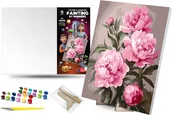 Kolorowanki, wyklejanki - Malowanie po numerach Piwonia 40x50 cm - miniaturka - grafika 1