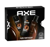 Zestawy perfum męskich - AXE DARK TEMPTATION ZESTAW PREZENTOWY DLA MĘŻCZYZN ŻEL + DEZODORANT + WODA PO GOLENIU - miniaturka - grafika 1