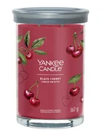 Świece - Yankee Candle Świeca zapachowa "Black Cherry" - 567 g - miniaturka - grafika 1