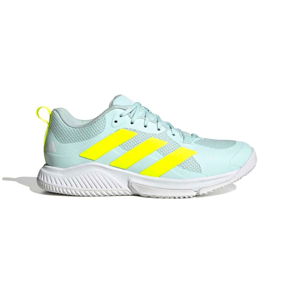 Damskie buty gimnastyczne adidas Court Team 2.0 Indoor Shoes Dusky Petrol/Lucid Pink/Ftwr White EUR 40