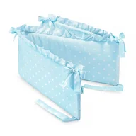 Ochraniacze do łóżeczka - Ochraniacz do łóżeczka lovely dots mint z falbanką - miniaturka - grafika 1