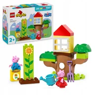 Klocki - LEGO Duplo - Świnka Peppa farma Ogród i domek na drzewie Peppy ZESTAW LEGO PREZENT DLA CHŁOPCA DZIEWCZYNKI DZIECI - miniaturka - grafika 1