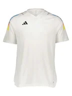 Koszulki sportowe męskie - adidas Koszulka sportowa w kolorze białym - miniaturka - grafika 1