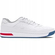 Sneakersy męskie - Męskie sneakersy Under Armour Ua Court 96 białe - miniaturka - grafika 1
