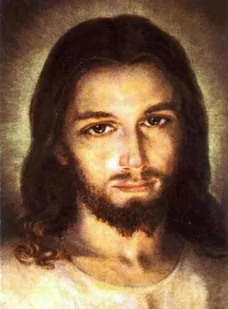Jezus Miłosierny, wyklejanka - Kolorowanki, wyklejanki - miniaturka - grafika 1
