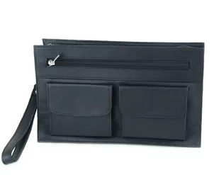 Saszetka męska Nick - Stefania, Kolor: Czarny - Nerki - miniaturka - grafika 1