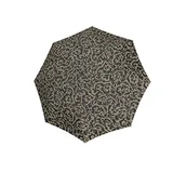 Parasole - reisenthel Umbrella Pocket duomatic automatyczny parasol kieszonkowy w kolorze baroque taupe z dużym przyciskiem i ergonomicznym uchwytem – 28 x 4,5 x 5 cm – waga 350 g - miniaturka - grafika 1