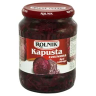 Mieszanki warzywne, sałatki - Rolnik Kapusta czerwona 720 g - miniaturka - grafika 1