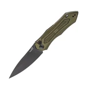 Noże - Nóż sprężynowy Kershaw Launch 6 Auto Olive Black - miniaturka - grafika 1