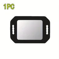 Lusterka do makijażu - TEMU 1 szt./2 szt. Czarna Lustra z Ramą Piankową – Podwójne Uchwyty, Nierozbijalna Szkło do Salonu Fryzjerskiego i Domowego Użytku, Ergonomiczny - miniaturka - grafika 1