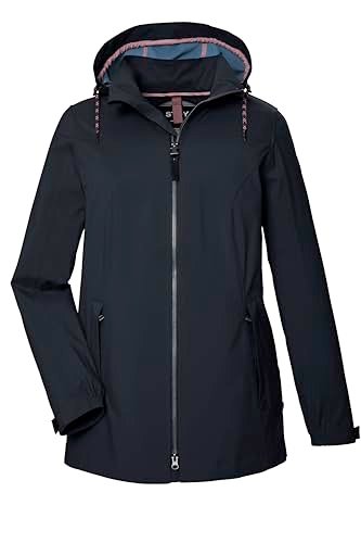 STOY Damska kurtka softshell z odpinanym kapturem STS 7 WMN SFTSHLL JCKT, granatowa, 50, 43091-000