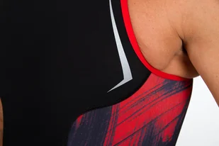 ZEROD Strój triathlonowy męski RACER TRISUIT red vivacity - Bielizna sportowa męska - miniaturka - grafika 11