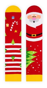 Świąteczne Skarpetki Z Mikołajem - Not So Santa - 44-46 - Skarpetki męskie - miniaturka - grafika 1