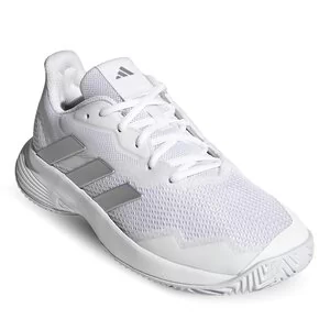 adidas CourtJam Control W, Trampki damskie, Ftwr White/Silver Met./Ftwr White, 40 EU, Ftwr White Silver Met Ftwr White, 40 EU - Trampki damskie - miniaturka - grafika 1