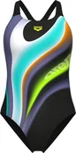 Stroje kąpielowe - Damski Strój Kąpielowy Women's Arena Water Fluids Swimsuit Swim dress blues rozmiar 26 - miniaturka - grafika 1