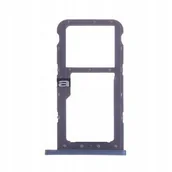 Części serwisowe do telefonów - do HUAWEI P20 Lite SZUFLADKA KARTY SIM UCHWYT BLUE - miniaturka - grafika 1