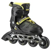 Rolki - Nils Extreme NA11002 CZARNO/ŻÓŁTE ROZM. S (31-34) ŁYŻWOROLKI EXTREME - miniaturka - grafika 1
