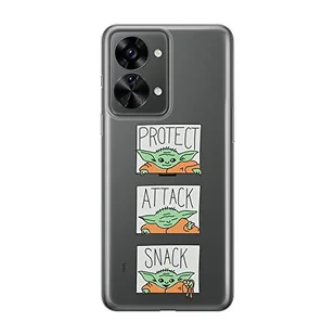 ERT GROUP etui na telefon Oneplus NORD 2T 5G, case oryginalny i oficjalnie licencjonowany przez Star Wars, wzór Baby Yoda 009, optymalnie dopasowane, plecki z TPU częściowo przeźroczyste - Etui i futerały do telefonów - miniaturka - grafika 1