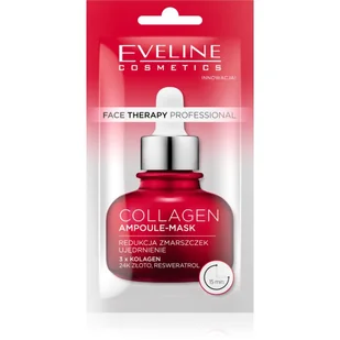 Eveline Cosmetics Face Therapy Professional Ampoule-mask Kremowa maseczka, Collagen 8.0 ml - Maseczki do twarzy - miniaturka - grafika 1