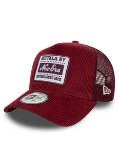 New Era Czapka z daszkiem Cord Patch 60603670 Bordowy - Czapki męskie - miniaturka - grafika 1