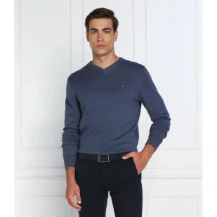 Tommy Hilfiger Sweter | Regular Fit | z dodatkiem kaszmiru - Swetry męskie - miniaturka - grafika 1