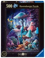 Puzzle - Puzzle 2D Świecące w ciemności: Zamek grzybów 500 el. - miniaturka - grafika 1