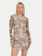 Sukienki - Guess Sukienka codzienna Adriana W4YK83 KBBF2 Kolorowy Slim Fit - miniaturka - grafika 1