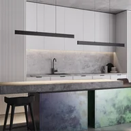 Lampy sufitowe - Maytoni Lampa wisząca Ephoria, możliwość ściemniania, czarny, salon / jadalnia, aluminium - miniaturka - grafika 1