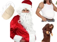 Dodatki do strojów karnawałowych - GAM Brzuch Świętego Mikołaja EKWA17044 - miniaturka - grafika 1