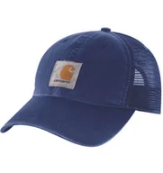 Czapki i chusty sportowe męskie - Czapka z daszkiem Carhartt Buffalo Cap SCU Scout Blue - miniaturka - grafika 1