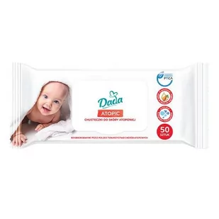 JERONIMO MARTINS DADA Atopic Chusteczki nawilżane, 50 szt. - Chusteczki nawilżane - miniaturka - grafika 1