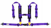 Akcesoria do fotelików - Pasy sportowe Slide V2 Fioletowe 4P 2" E4 - miniaturka - grafika 1