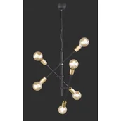 Lampy sufitowe - Trio T R I O Lampa wisząca CROSS czarny mat 306700632 - miniaturka - grafika 1