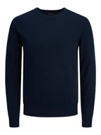 Swetry męskie - Jack & Jones Sweter "Emil" w kolorze granatowym - miniaturka - grafika 1