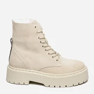 Botki damskie - Trapery damskie zamszowe Steve Madden Skylar Bootie SM11001184-846 40 25.4 cm Beżowe (8720236146212). Buty za kostkę damskie - miniaturka - grafika 1