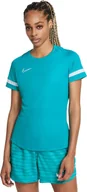 Bluzki damskie - Koszulka damska Nike NK Df Academy 21 Top Ss niebieska CV2627 356-M - miniaturka - grafika 1