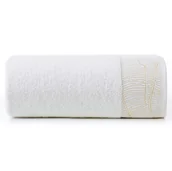 Ręczniki - Eurofirany Euro Firany Ręcznik Kąpielowy Metalic Krem 50x90 1217315 - miniaturka - grafika 1