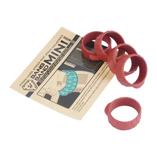 Strike Industries - Opaski elastyczne Bang Band Mini - 5 szt. - SI-BANGBAND-34MM-RED - Osprzęt do wiatrówek - miniaturka - grafika 2