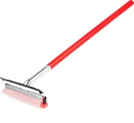 Akcesoria do mycia samochodu - AMiO Myjka do szyb okien luster + ściągaczka do wody na drewnianym kiju 60 cm amio-03857 - miniaturka - grafika 1