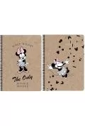 Zeszyty szkolne - kołozeszyt a4/80k kratka minnie mouse kraft (5szt) - miniaturka - grafika 1