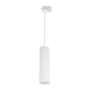 Ideus LAMPA wisząca DARIA TRA 03950 metalowa OPRAWA tuba ZWIS do systemu szynowego 1 fazowego biały - Lampy sufitowe - miniaturka - grafika 1