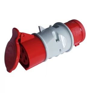 Adapter (przejściówka) wt 16A/5st. + gniazdo 32A/5st. IP44 - Gniazdka elektryczne - miniaturka - grafika 2