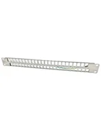 Pozostałe akcesoria sieciowe - Patch panel 19&quot; modularny 48 portów 1U z podporą niewyposażony ALANTEC - miniaturka - grafika 1