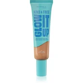 Podkłady do twarzy - Rimmel London Kind & Free Glow It Up Moisturising Skin Tint Podkład 30 ml Odcień 201 Classic Beige - miniaturka - grafika 1