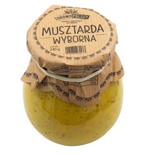 Zdrowopolscy Musztarda wyborna 240g - Musztardy - miniaturka - grafika 1