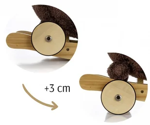 Piesek Polly Plus - Brown Dog - Zabawki na biegunach - miniaturka - grafika 8