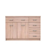 Komody - Komoda 2D5S Top Mix Dąb Sonoma Mebel Bos Dąb Sonoma - miniaturka - grafika 1